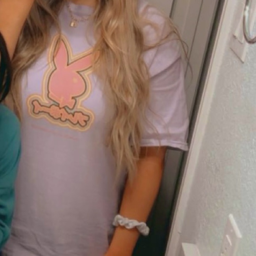 Playboy bunny tee size L/XL (price is negotiable)